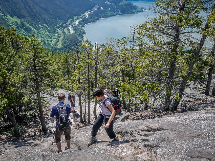 Hiking the Chief in Squamish
