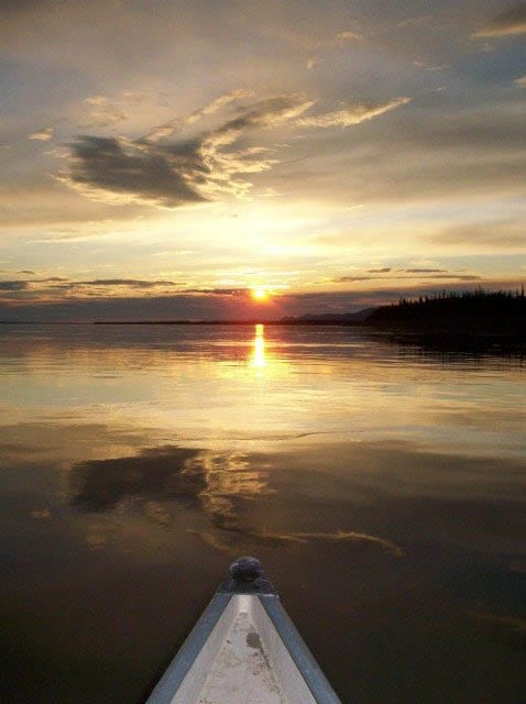 mackenzie sunset "Sunset over the Mackenzie River"