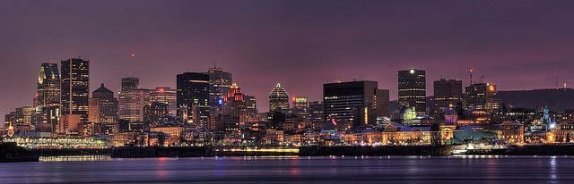 "The Montreal skyline"