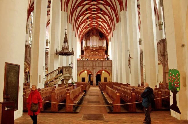 "Inside The St. Thomas Church - home to the St. Thomas Boys Choir and the Cantors dating back to 1254"