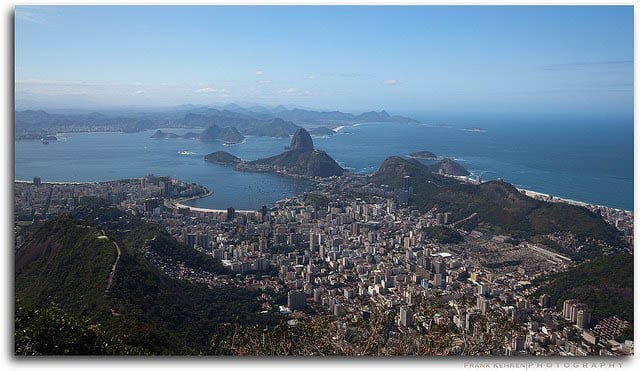 "Looking out over Rio de Janeiro"