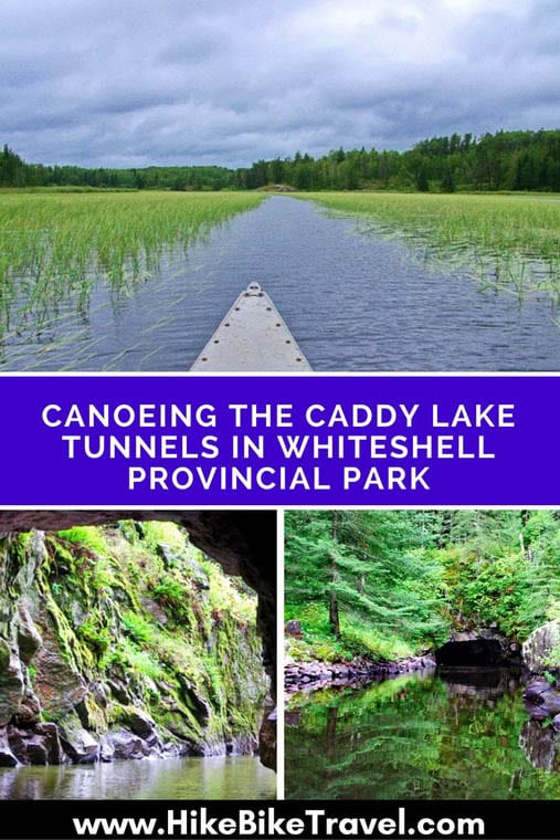 Canoeing the Caddy Lake Tunnels in Whiteshell Provincial Park Hike