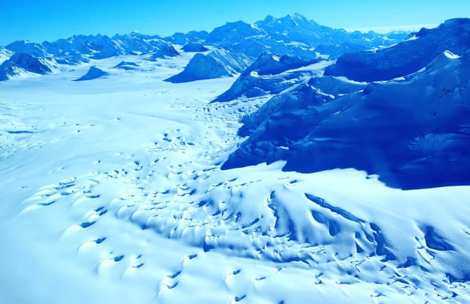 Crevasses galore - Kluane National Park