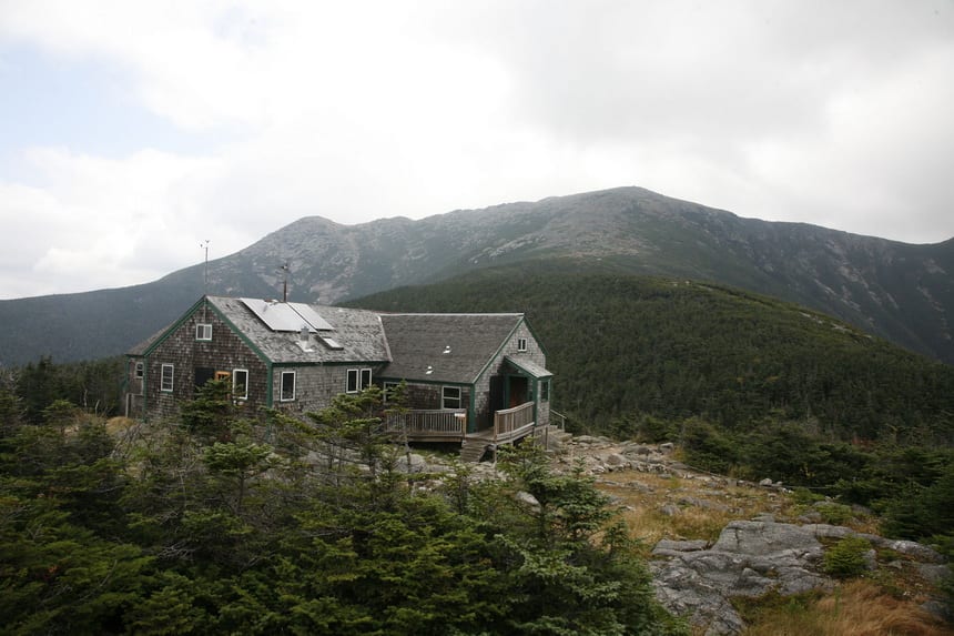 Greenleaf Hut on the Appalachian Trail- Photo credit: Herb Swanson