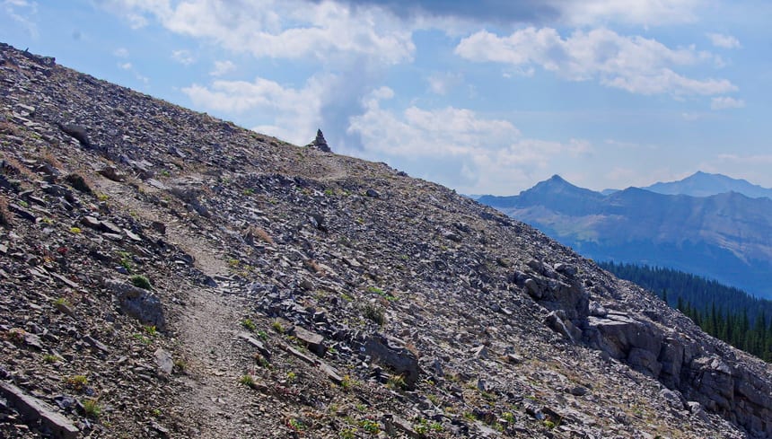 Hiking Forgetmenot Ridge in Kananasksis Country