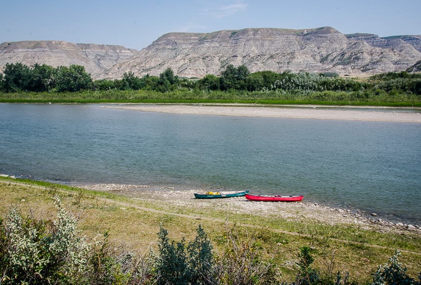 A Weekend Canoe Trip on the Red Deer River