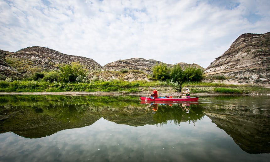 A Weekend Canoe Trip on the Red Deer River