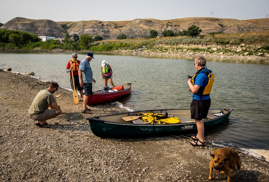 A Weekend Canoe Trip on the Red Deer River
