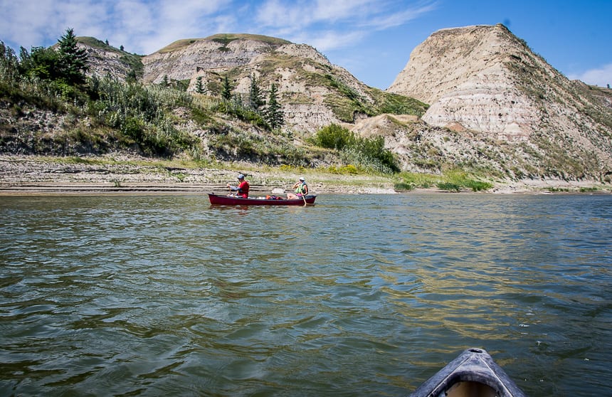 A Weekend Canoe Trip on the Red Deer River
