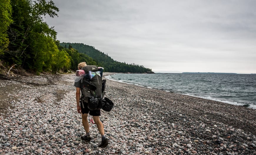 A Challenging Hike on the Lake Superior Coastal Trail