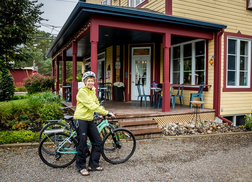 Biking Le P'tit Train du Nord in the Laurentians