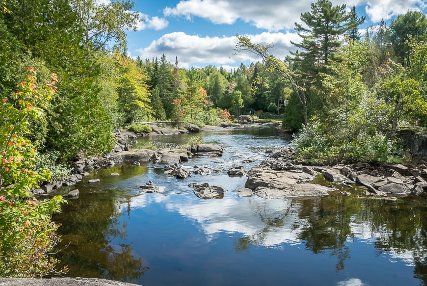 Biking Le P'tit Train du Nord in the Laurentians